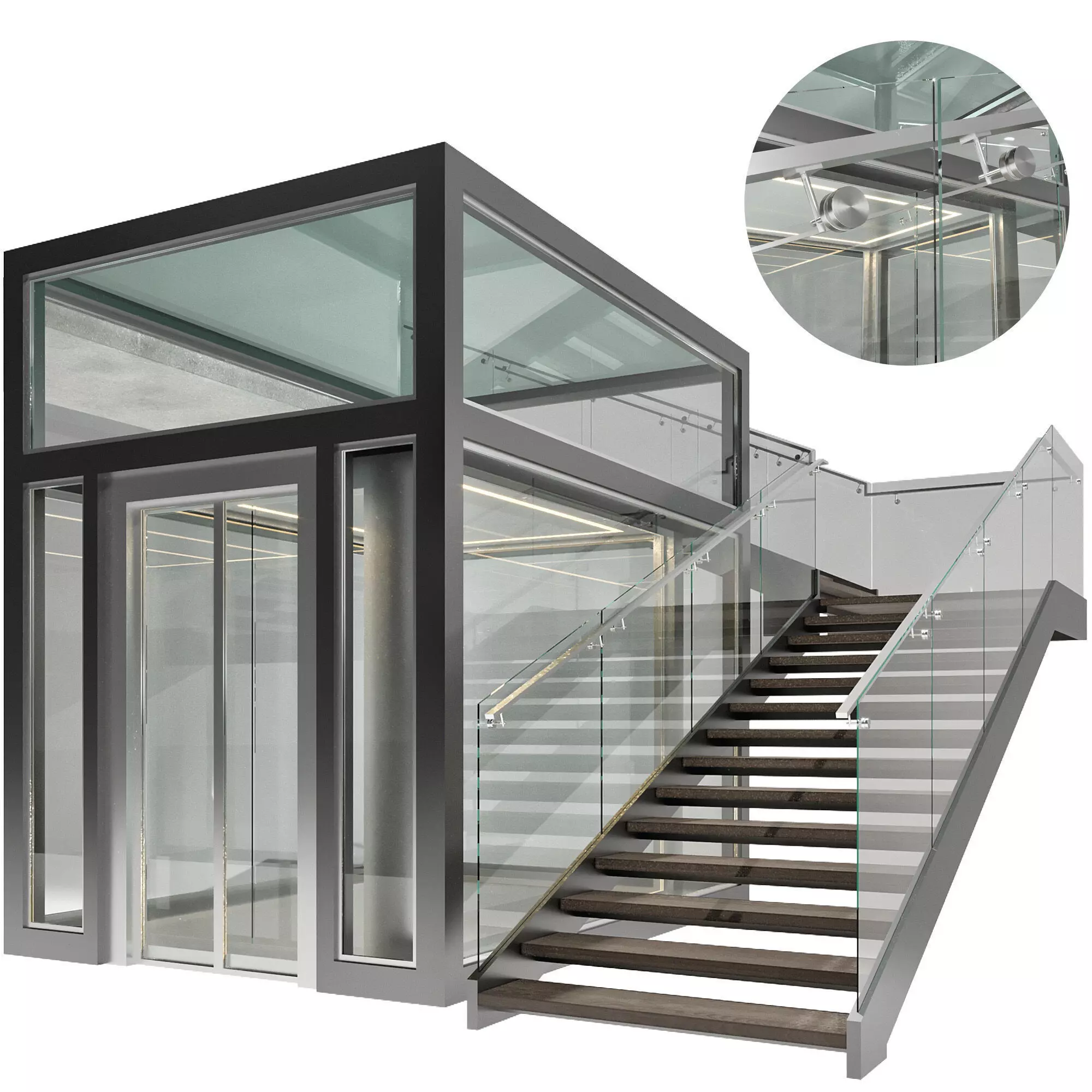 ELEVATOR and STAIRS NO10 A 3D model