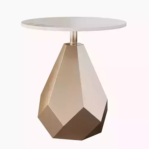 Firmin Slate Side Table 3D model