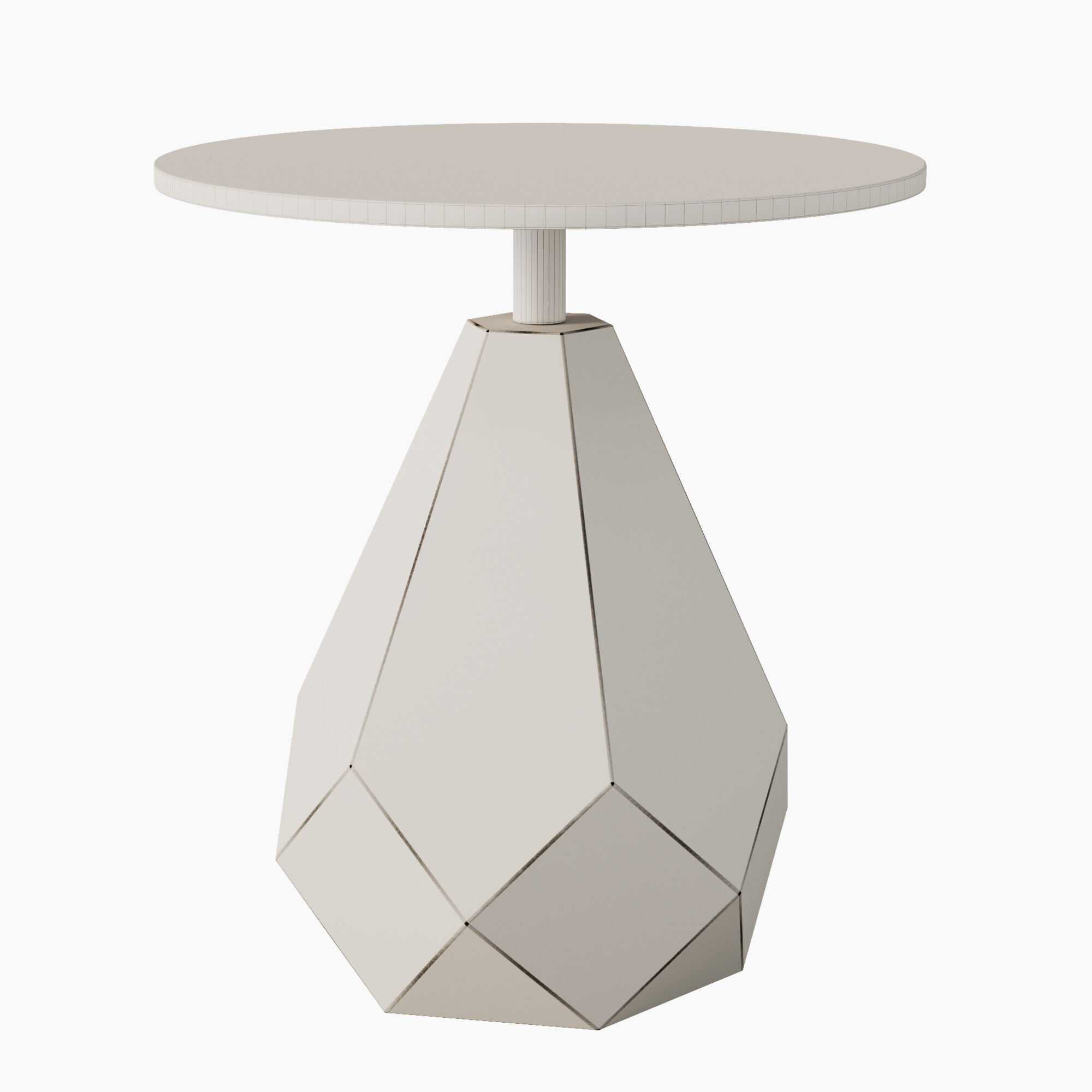 Firmin Slate Side Table 3D model_1