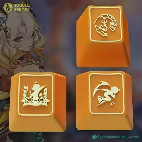 Genshin Impact Xilonen Keycaps - OEM Profile