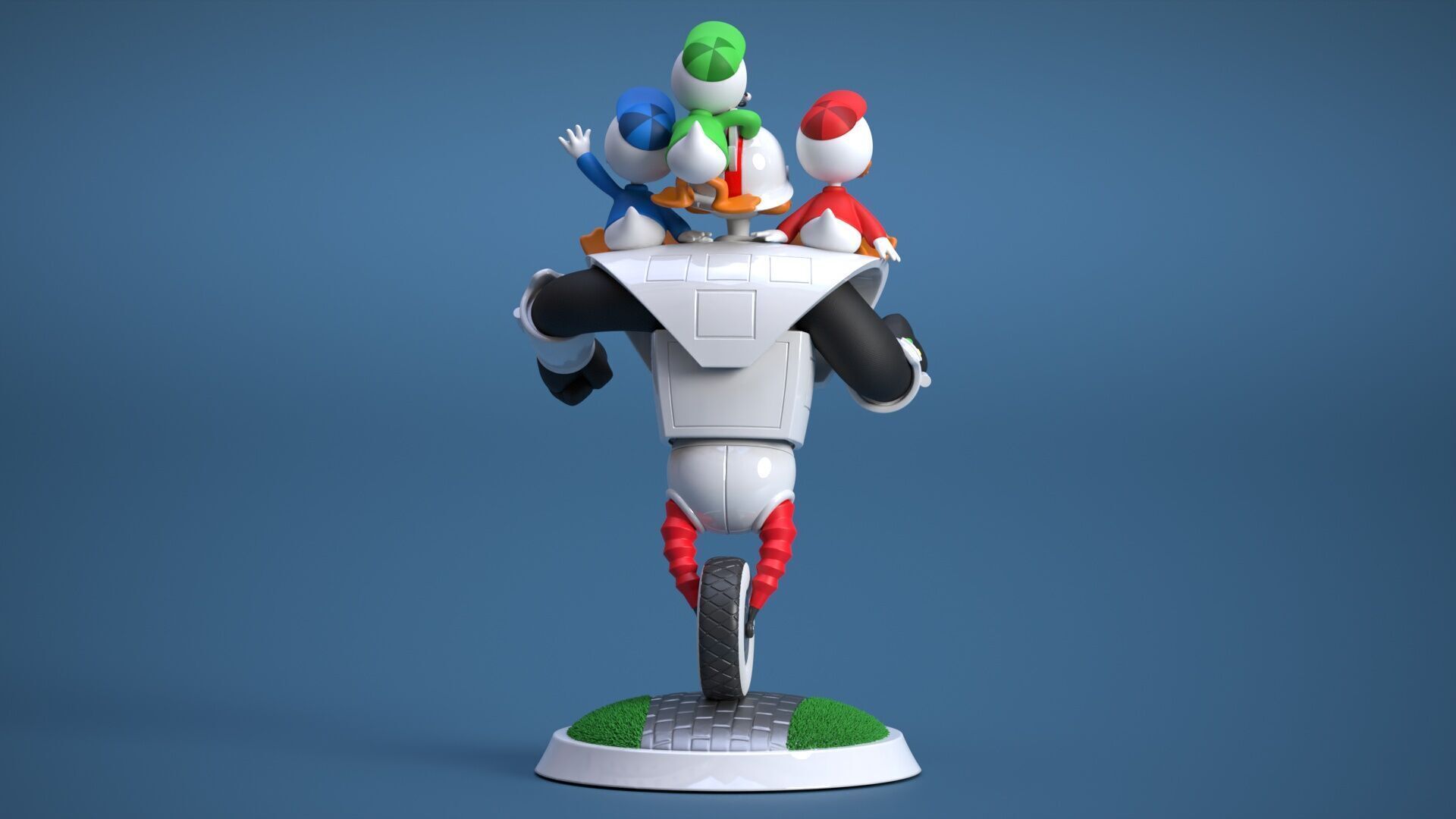 roboduck and friends 3D print model_6
