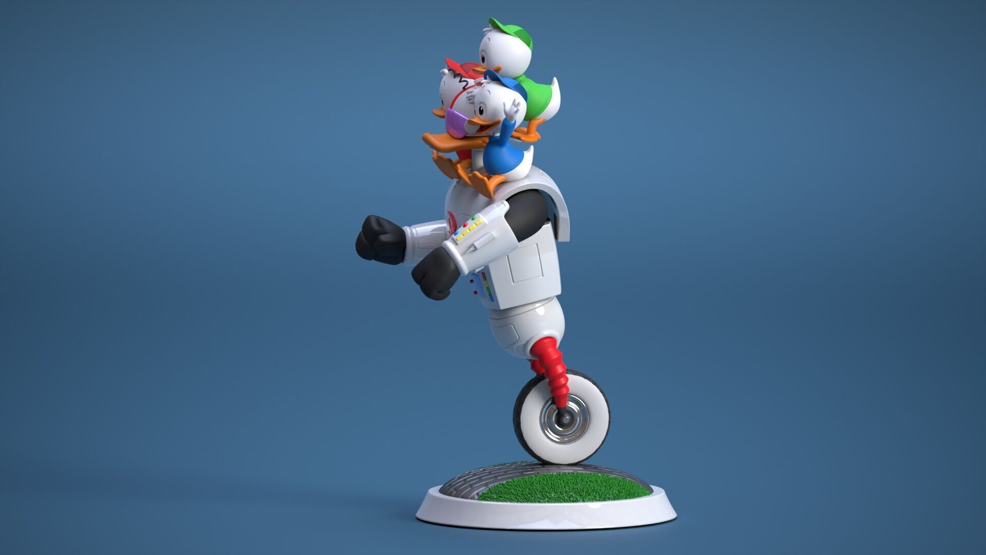 roboduck and friends 3D print model_9