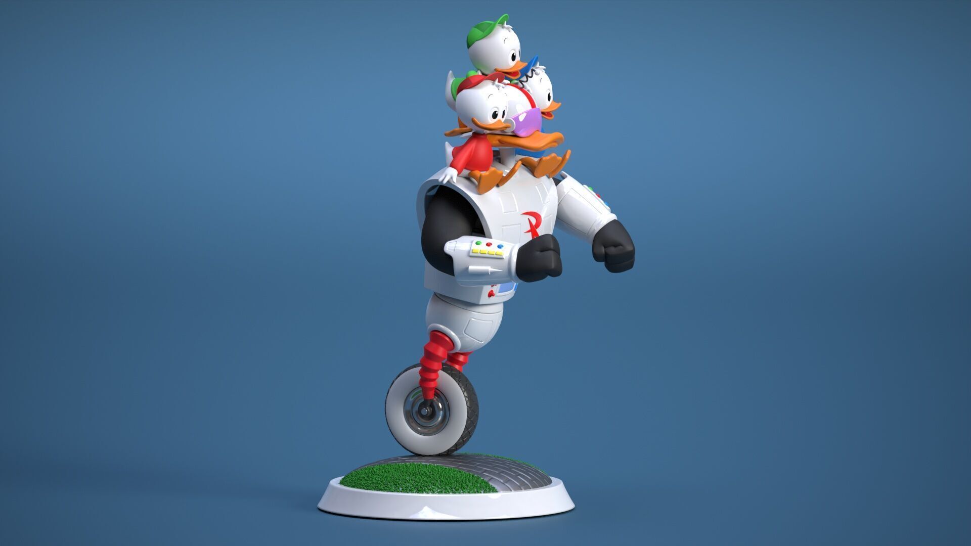 roboduck and friends 3D print model_3