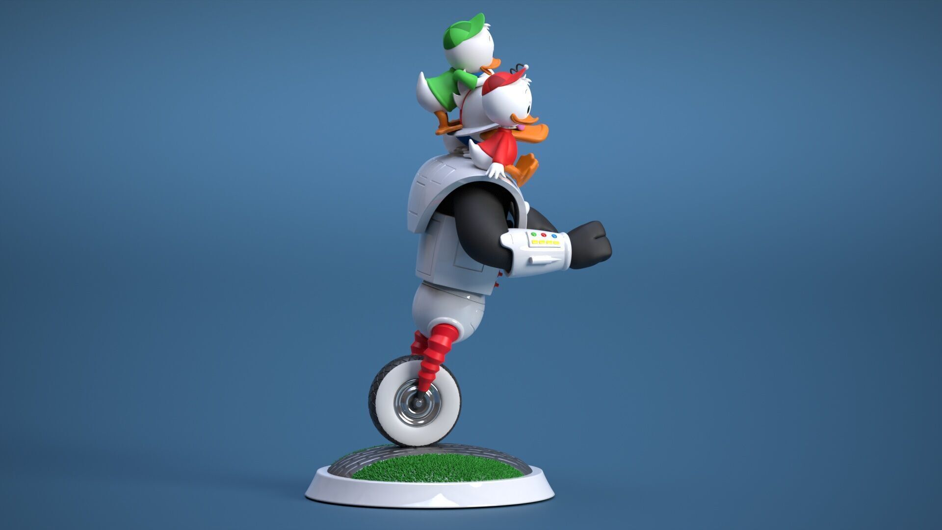 roboduck and friends 3D print model_4