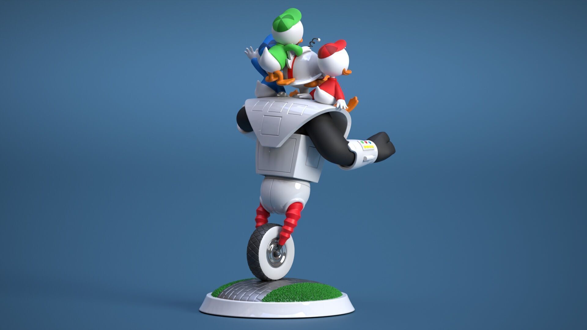 roboduck and friends 3D print model_5