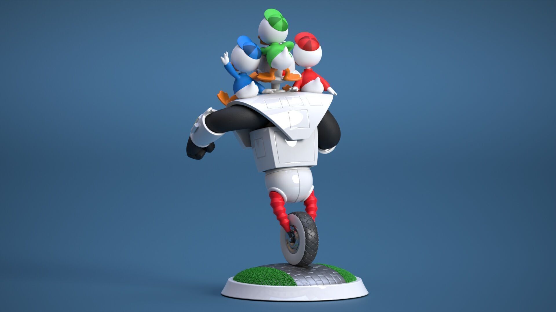 roboduck and friends 3D print model_7