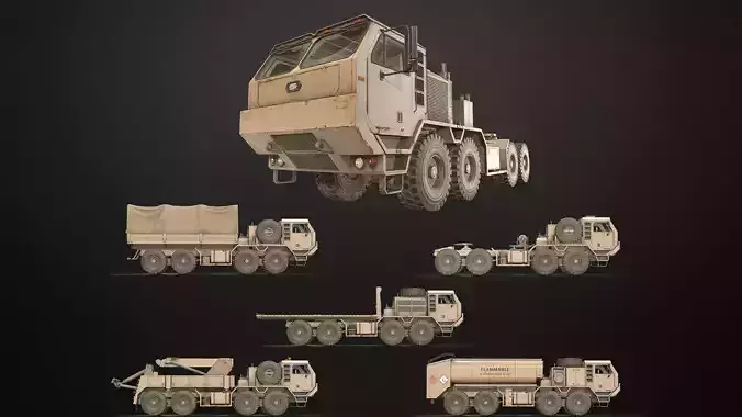 Heavy Military Truck V1 - Pack 1