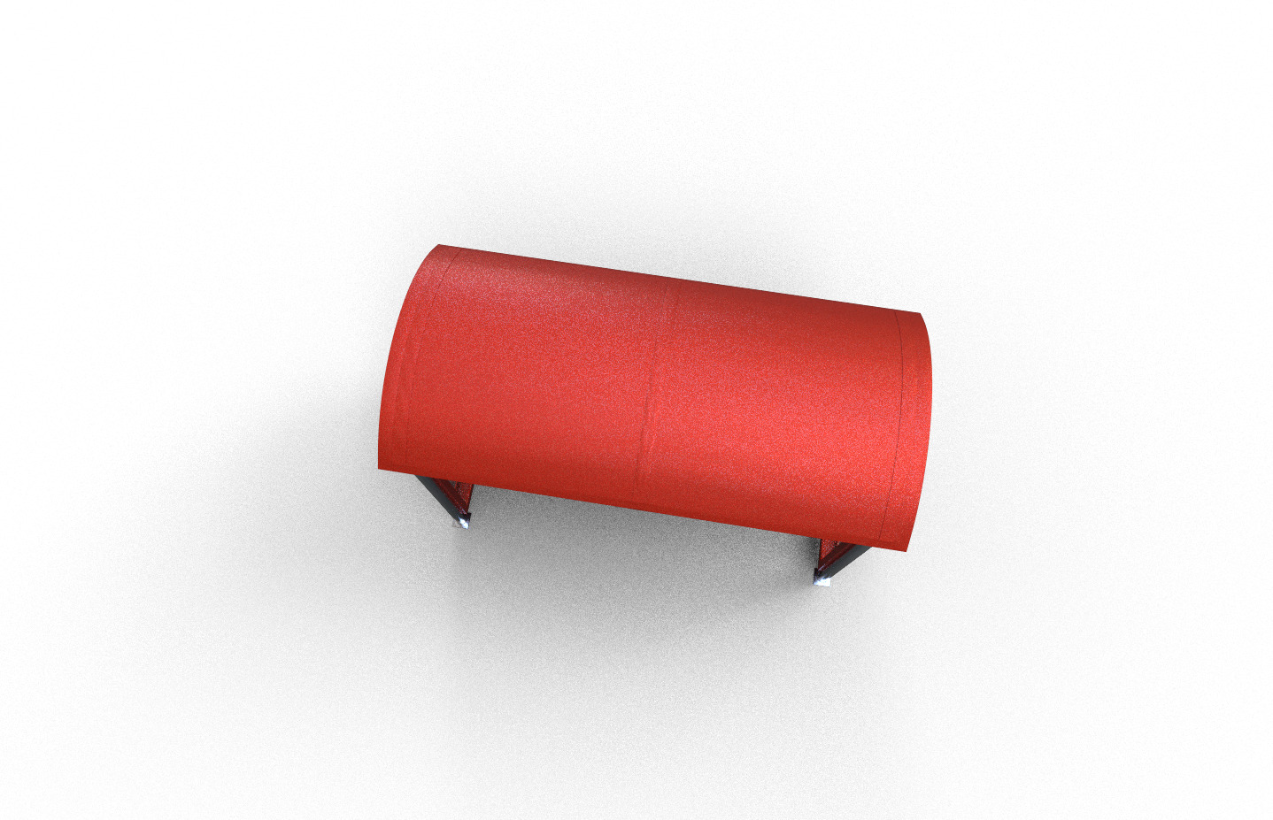 Modern bus stop Low-poly 3D model_5