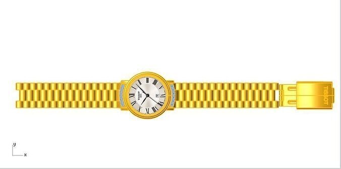 WATCH BRAND TISSOT  3D model