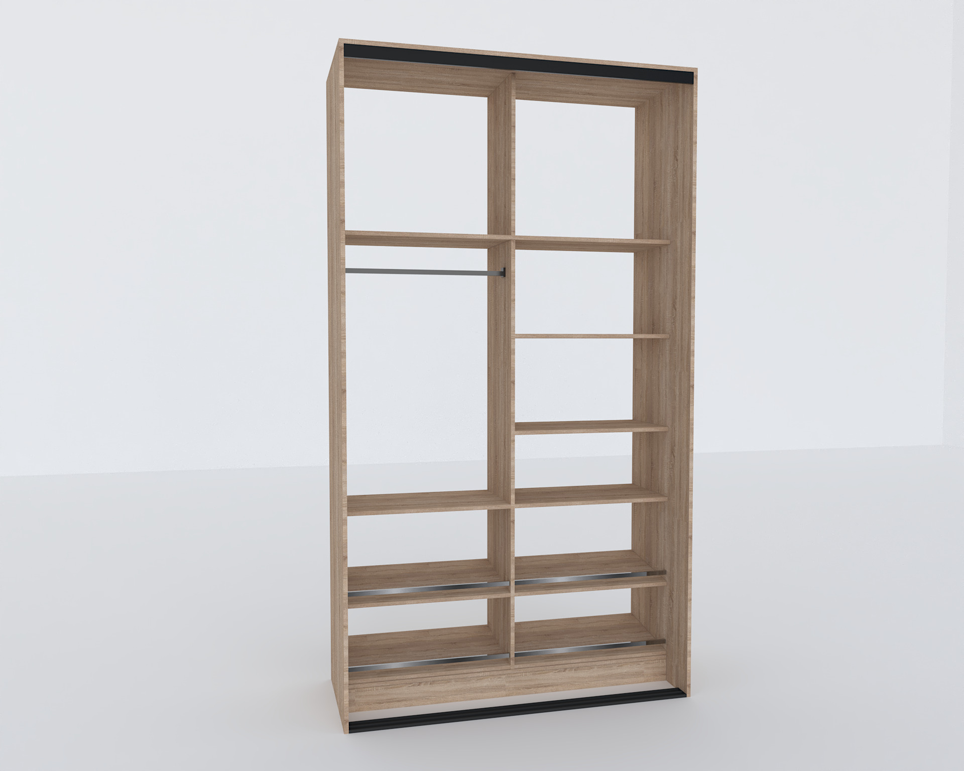 Elite Closets Line - Model 02 Low-poly 3D model_4