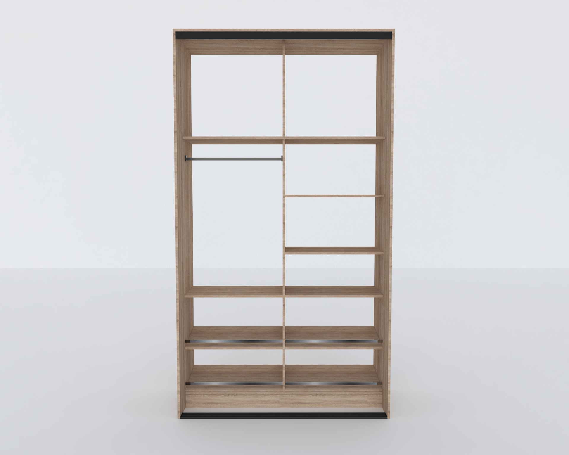 Elite Closets Line - Model 02 Low-poly 3D model_6