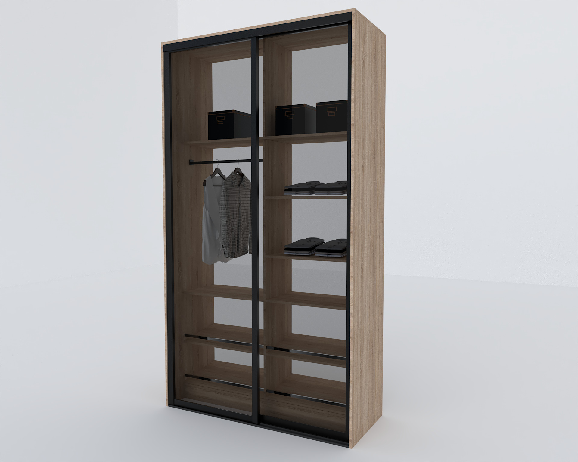 Elite Closets Line - Model 02 Low-poly 3D model_7