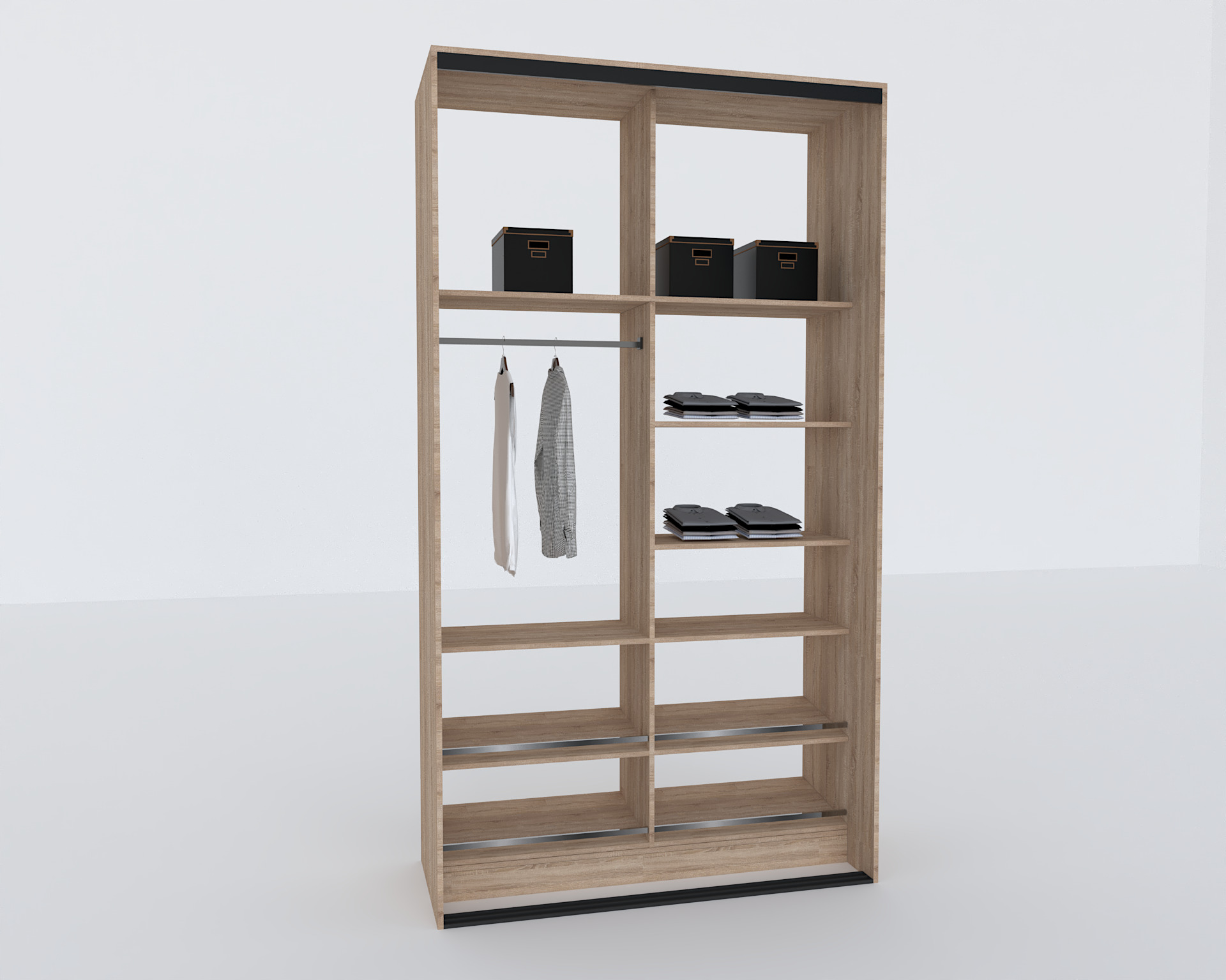 Elite Closets Line - Model 02 Low-poly 3D model_8