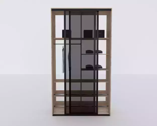 Elite Closets Line - Model 02  Low-poly 3D model