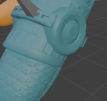 Sci Fi VR Hand Low-poly 3D model_4