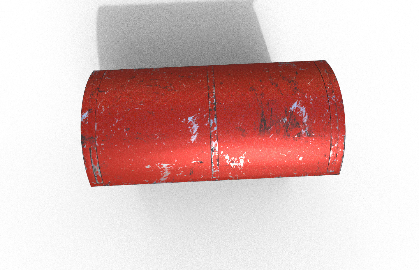 Old modern bus stop Terror Low-poly 3D model_4