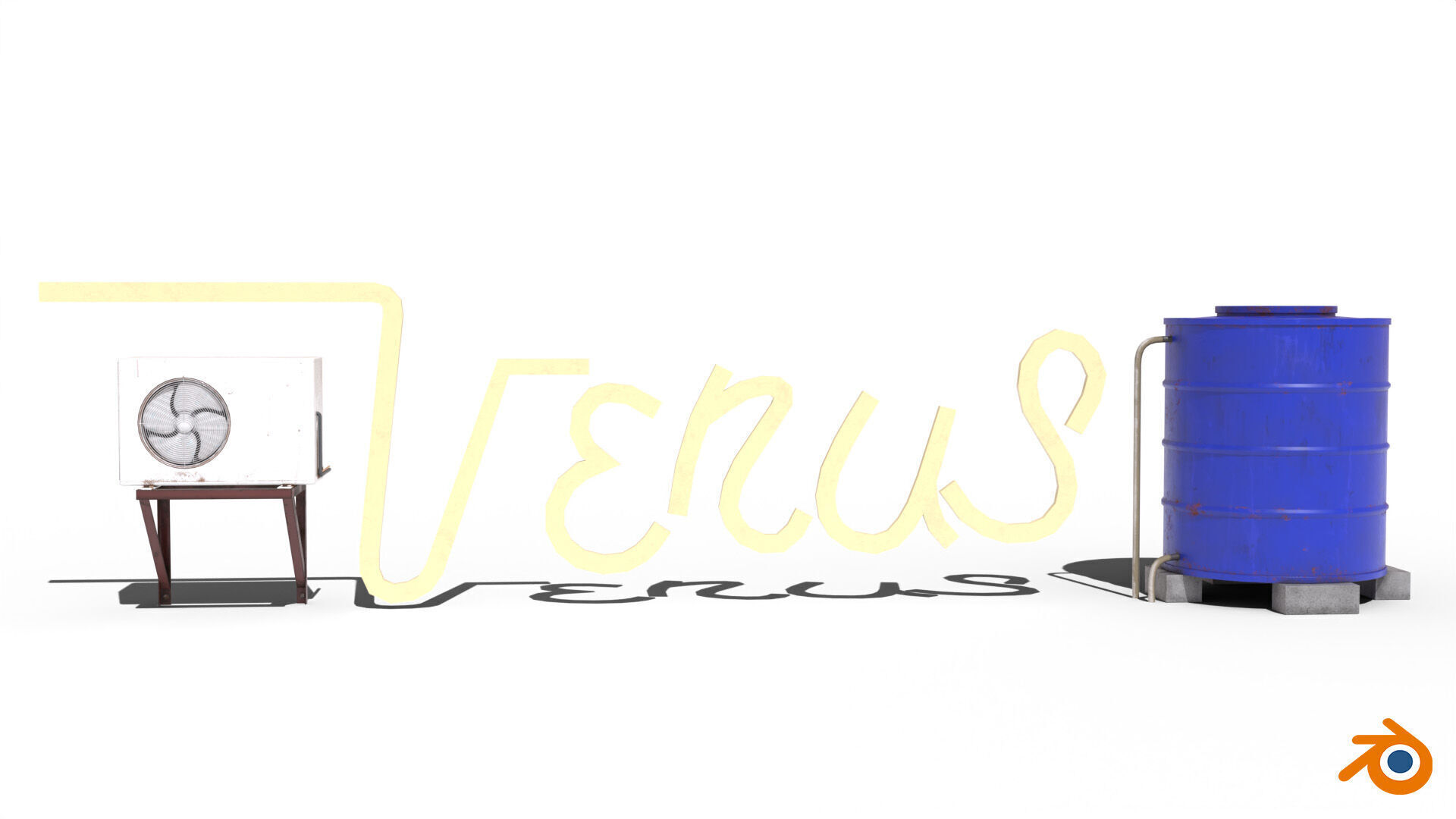 Building Venus Low-poly 3D model_12