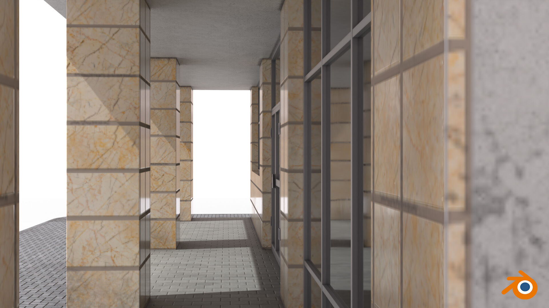 Building Venus Low-poly 3D model_10