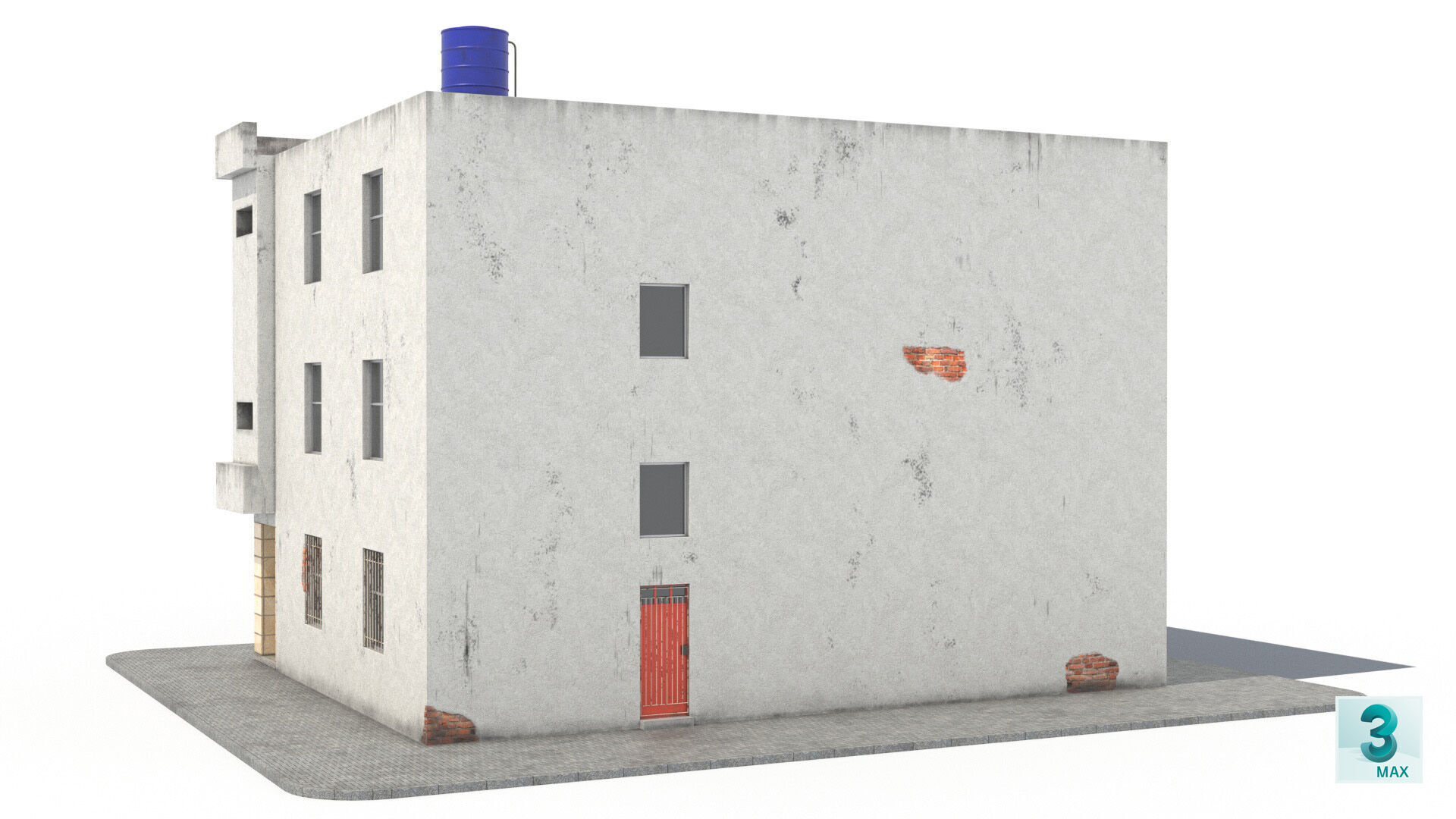 Building Venus Low-poly 3D model_5