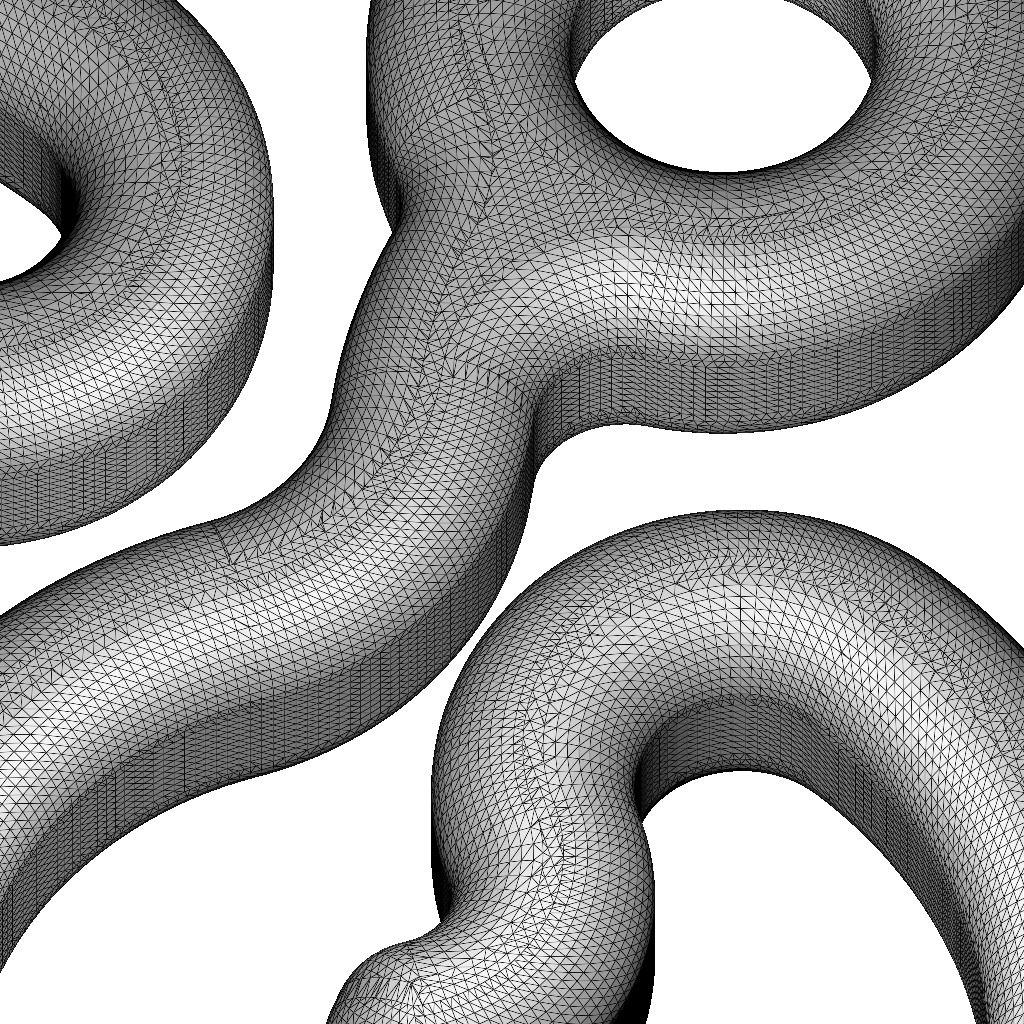 Stylish Pendant Letter W 3D print model_7