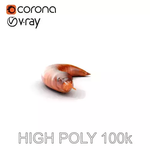 Realistic Millipede Model Pack for Rendering and Games Low-poly 3D model