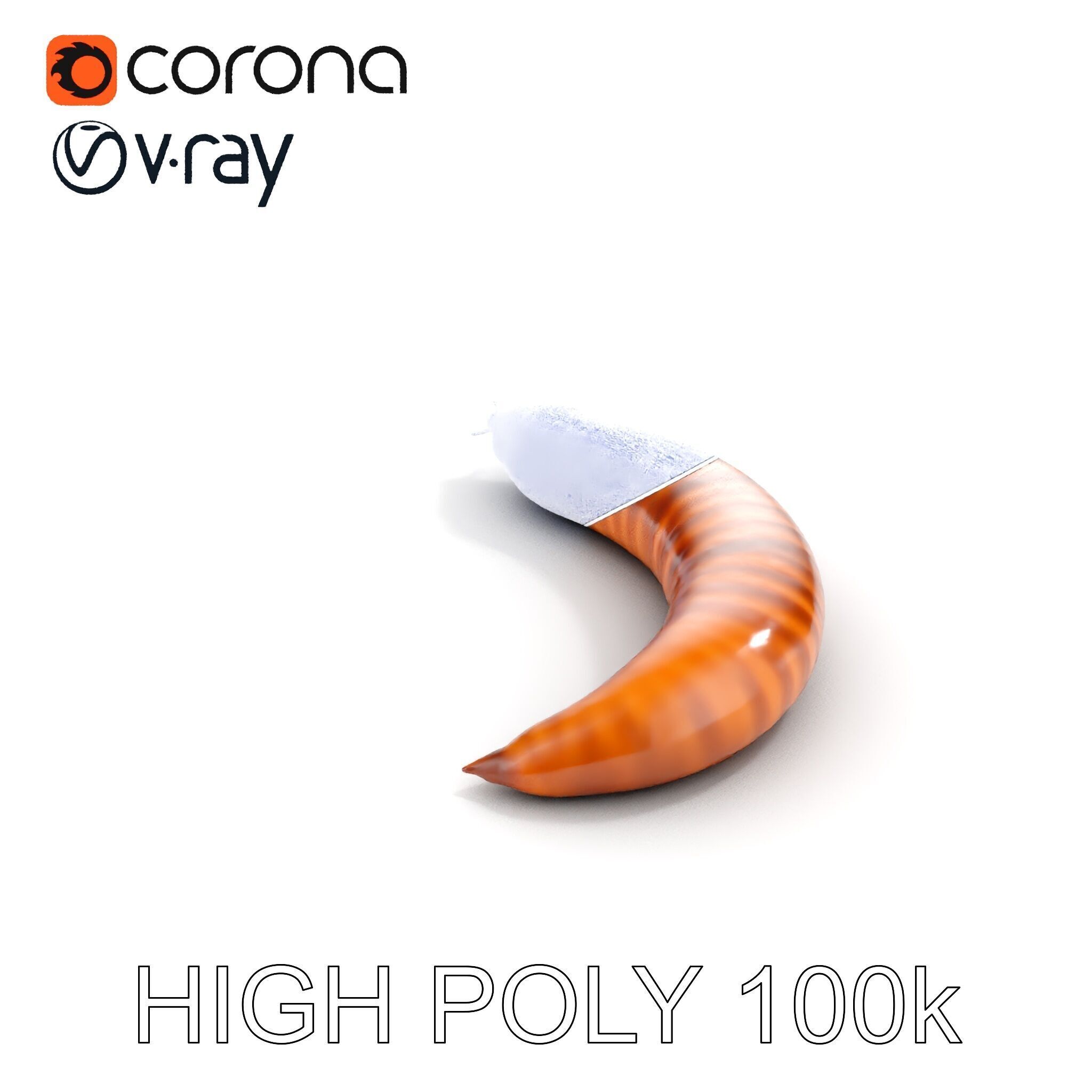 Realistic Millipede Model Pack for Rendering and Games Low-poly 3D model_33