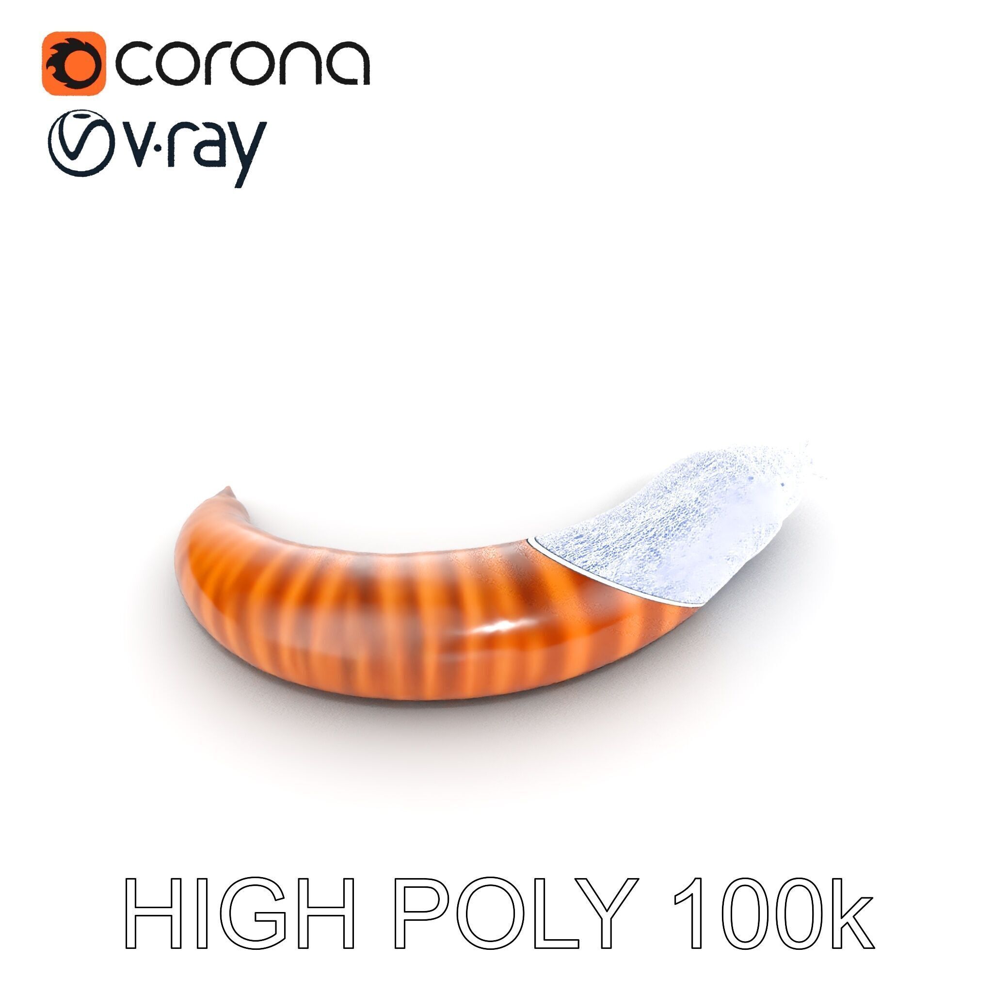 Realistic Millipede Model Pack for Rendering and Games Low-poly 3D model_8