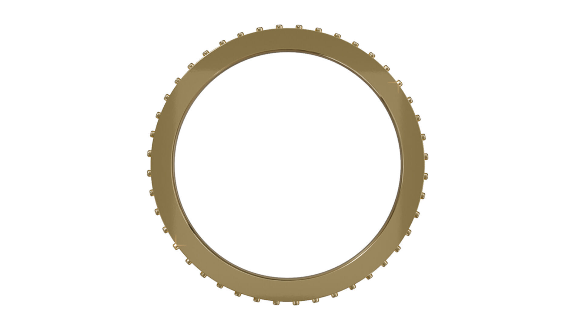 Diamond Eternity Band Ring Jewelry 3D print model_6