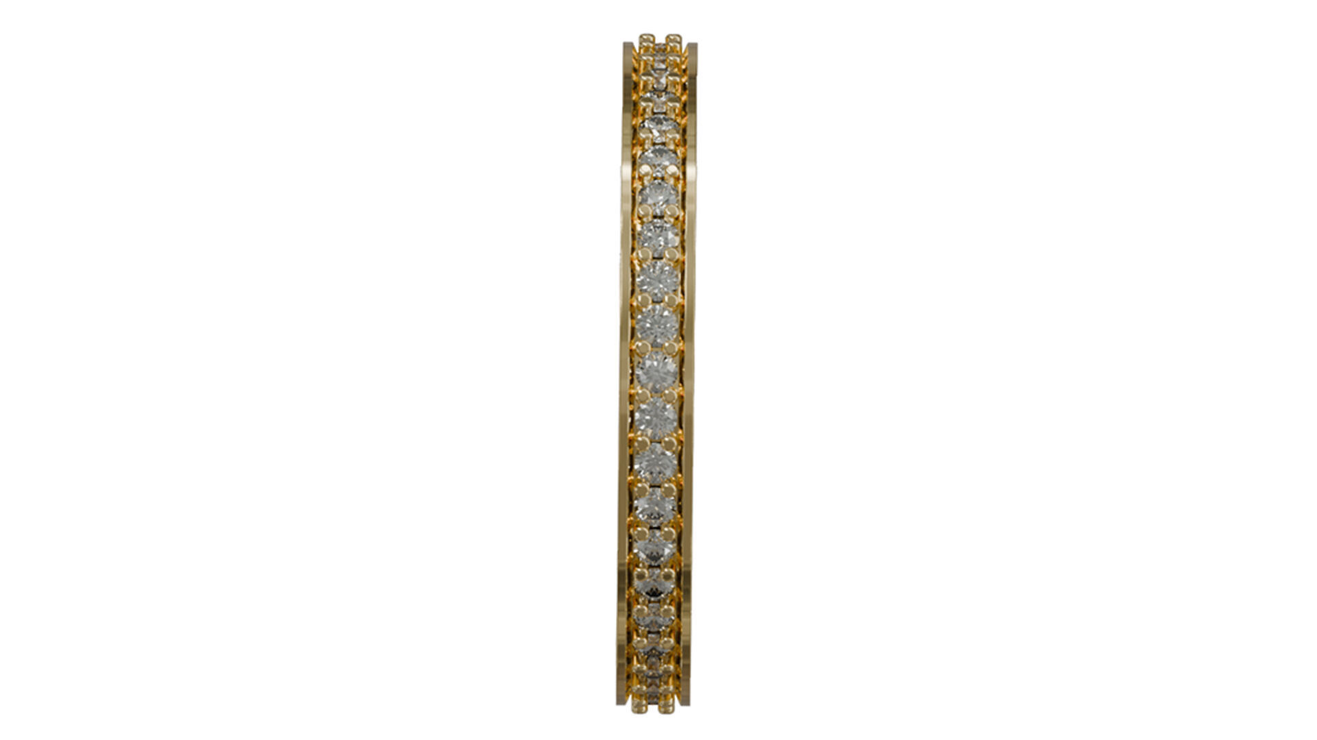 Diamond Eternity Band Ring Jewelry 3D print model_7