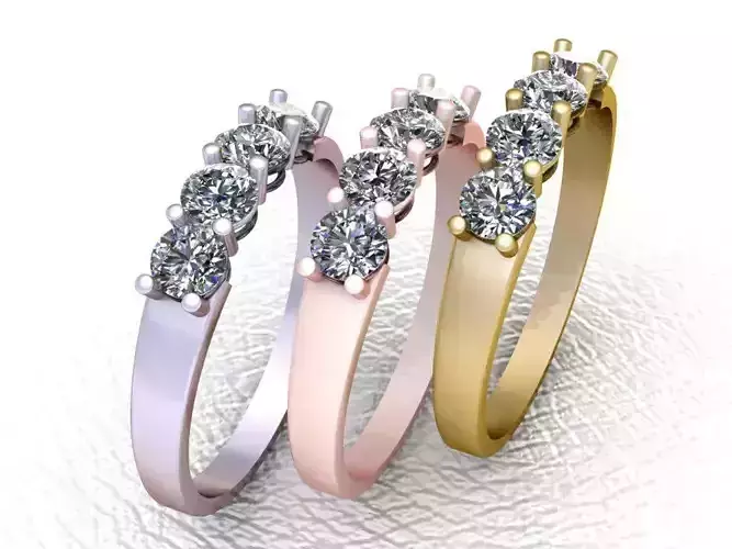 luxury jewelry  Ring  pendant  3D print model