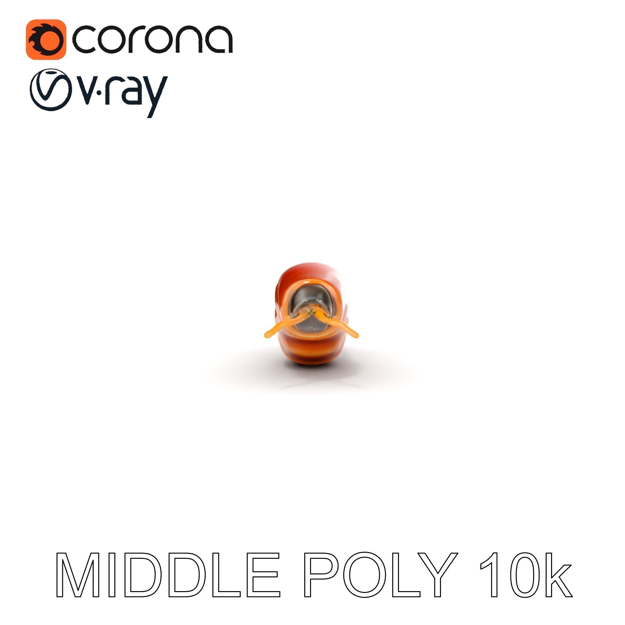 Realistic Worm Model Pack for Animation and Game Design Low-poly 3D model_8