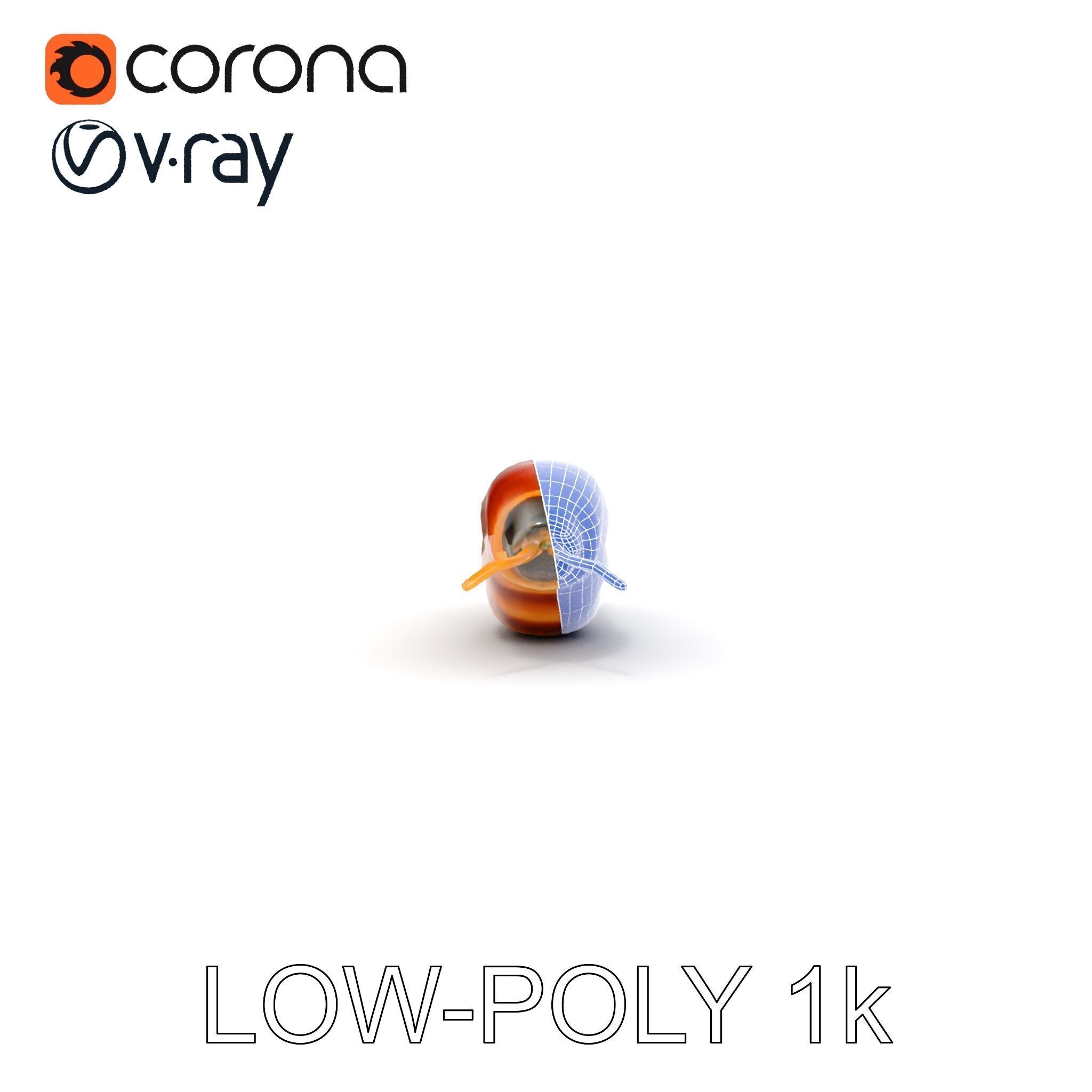 Realistic Worm Model Pack for Animation and Game Design Low-poly 3D model_28