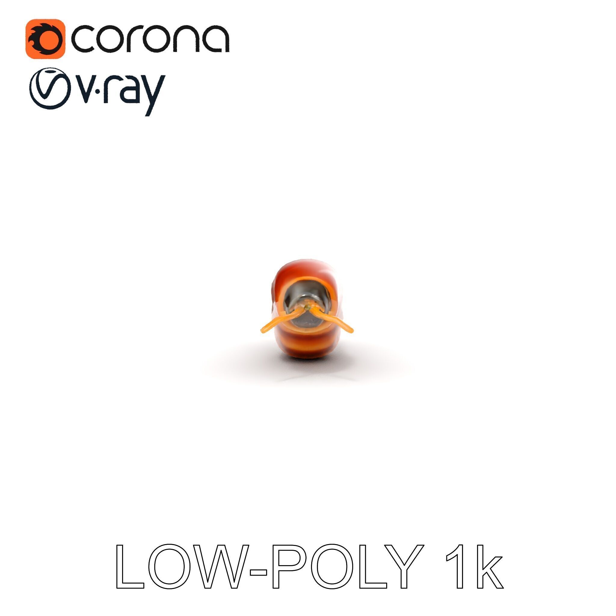 Realistic Worm Model Pack for Animation and Game Design Low-poly 3D model_25