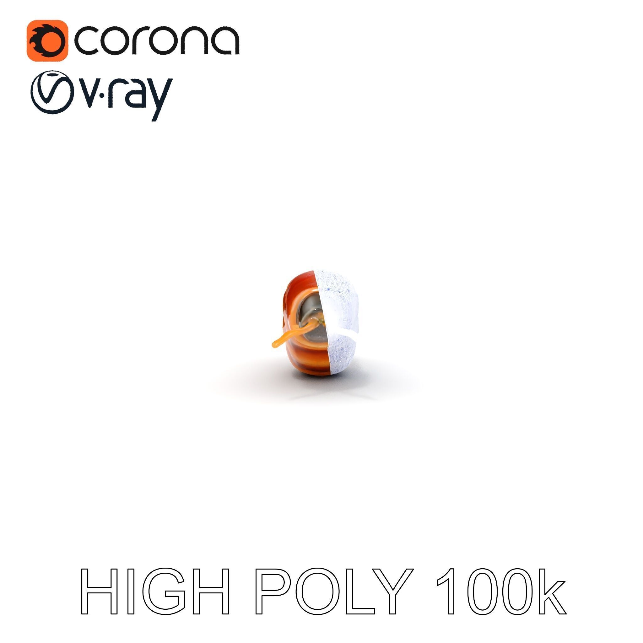 Realistic Worm Model Pack for Animation and Game Design Low-poly 3D model_12