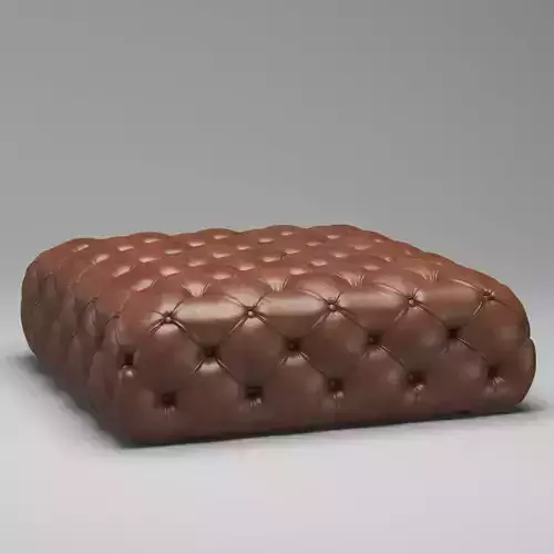 Oxford Large Pouffe 3D model