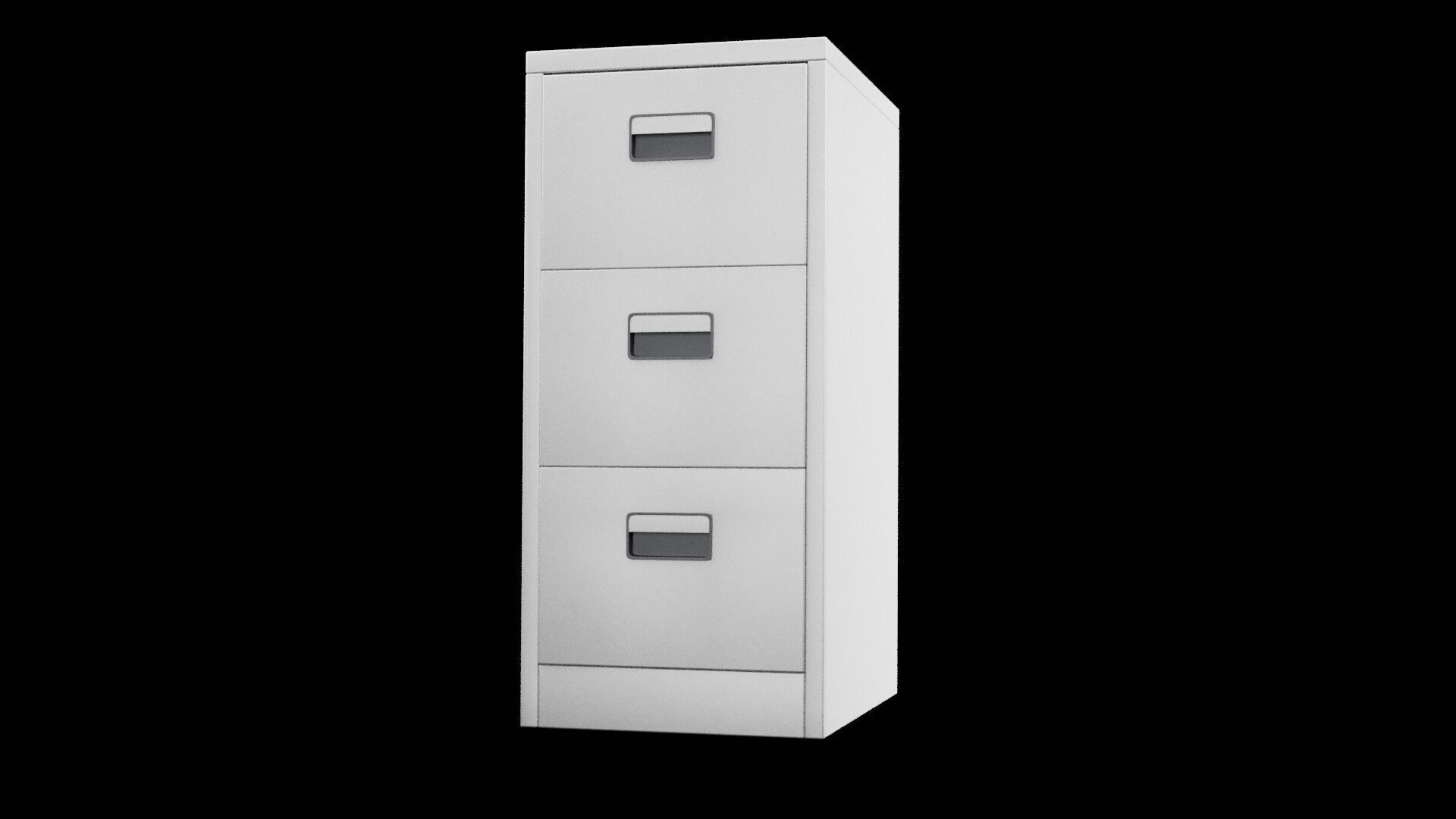 Desk Drawers Low-poly 3D model_6