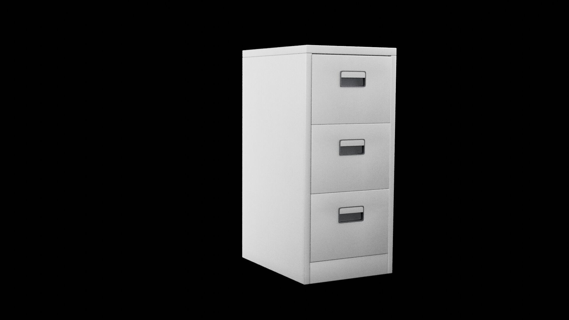 Desk Drawers Low-poly 3D model_5