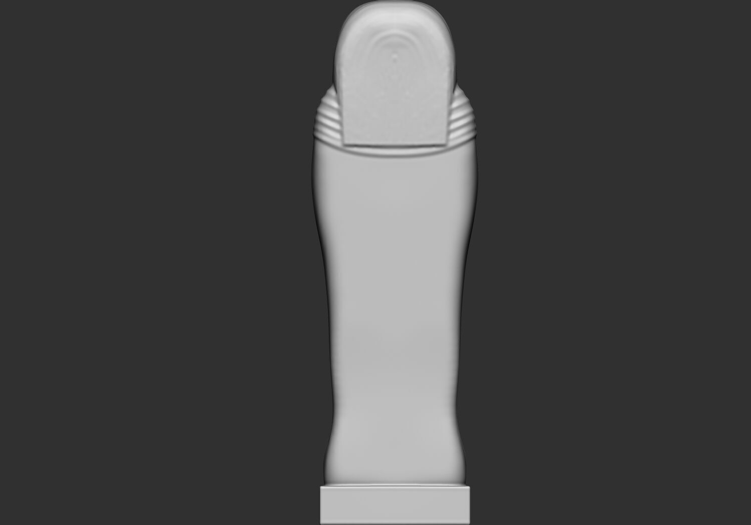 Egyptian Pharaoh Sarcophagus low poly stl 3d printable model 3D print model_4