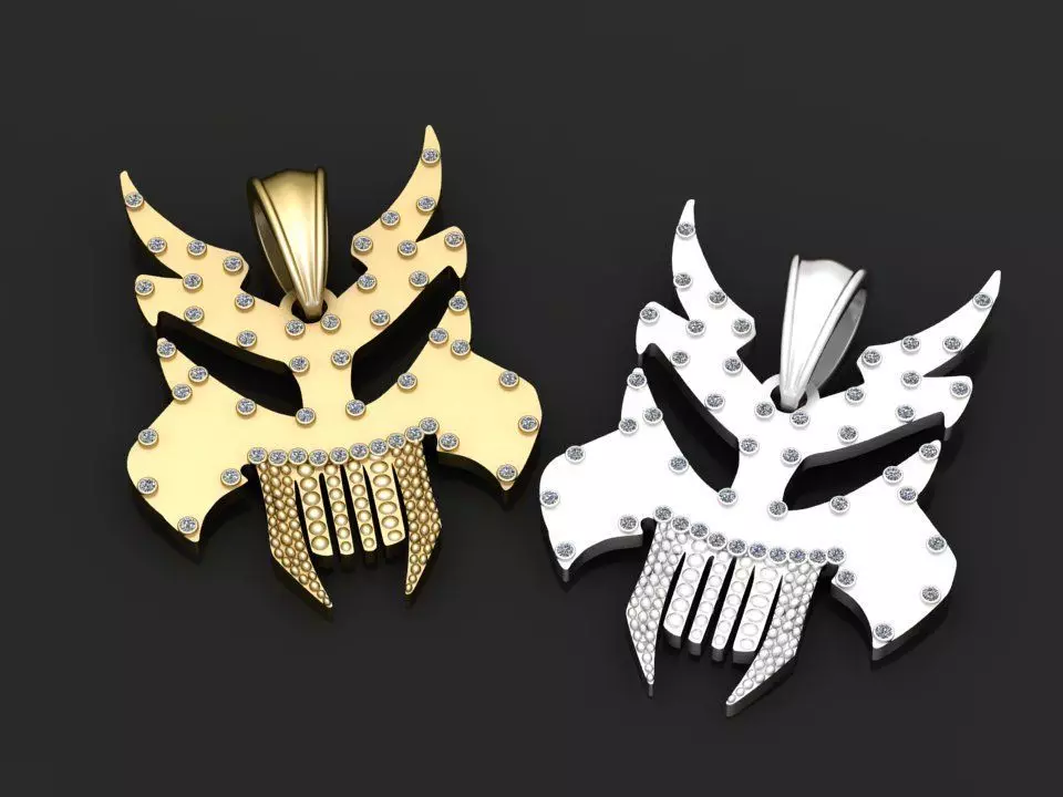 Spider Man Villain Stickers pendant 3D print model