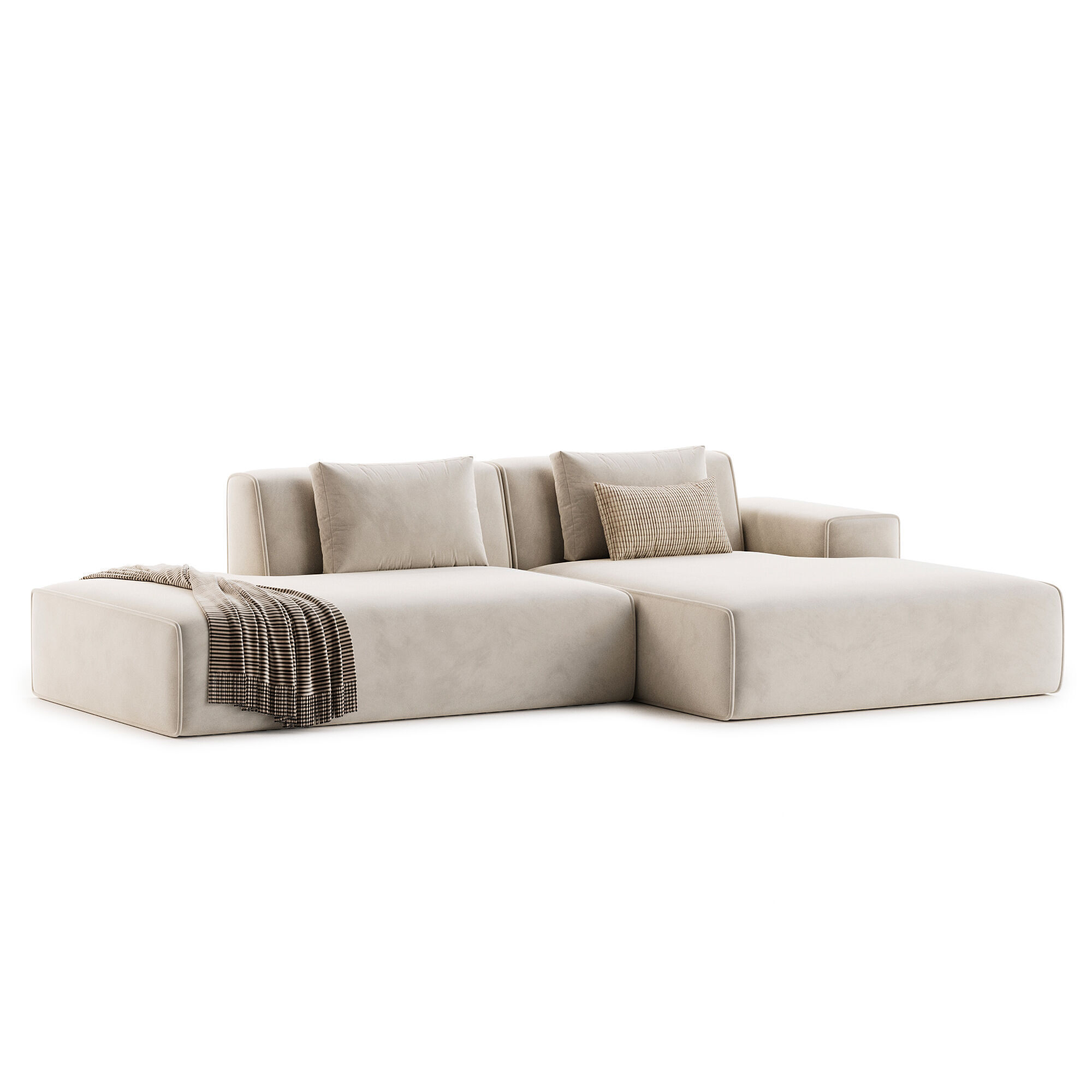 Luzaro Reni Modular Sofa 3D model_1