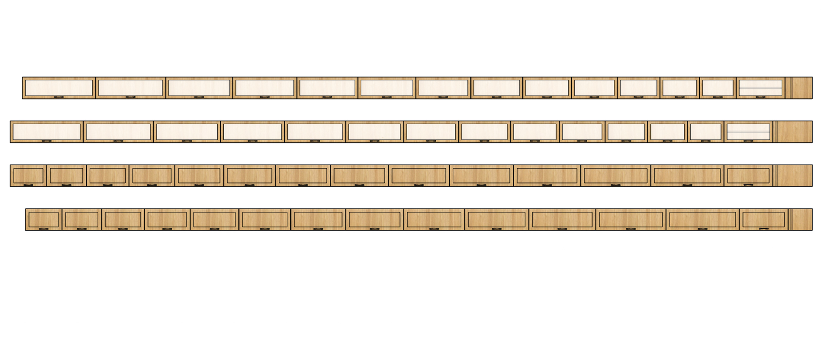 Complete 3D Kitchen Cabinet Pack 3D model_4