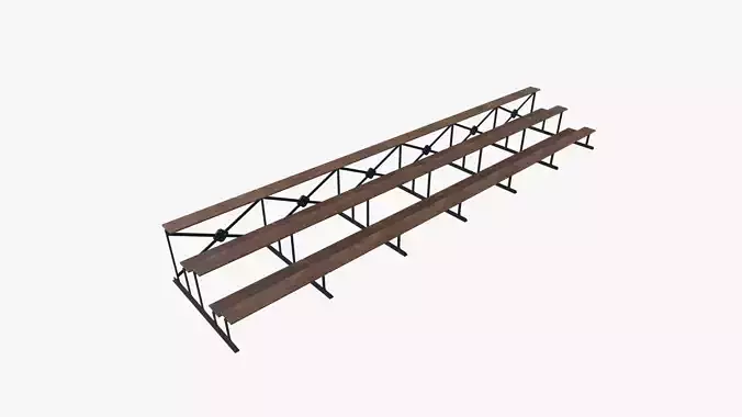 Stadium Seats 3D model