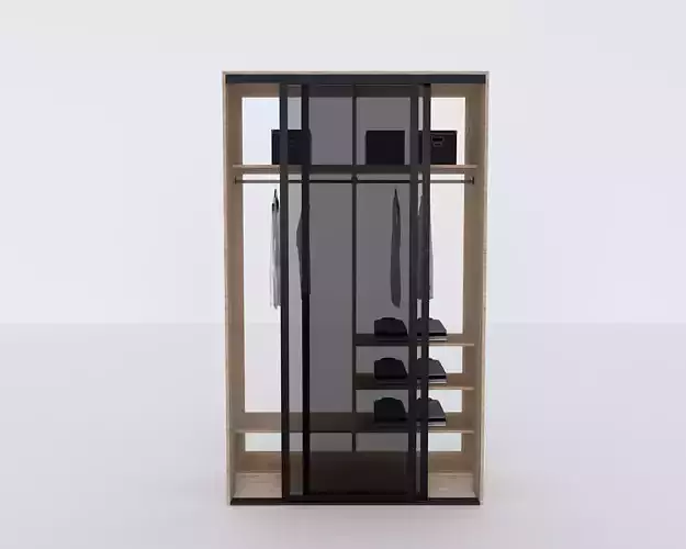 Elite Closets Line - Model 01 Low-poly 3D model