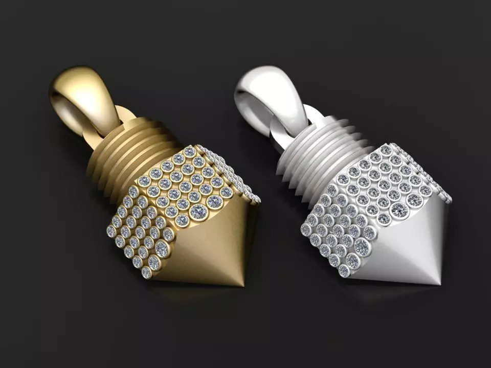 Diary Store pendant 3d printable pendant 3D print model