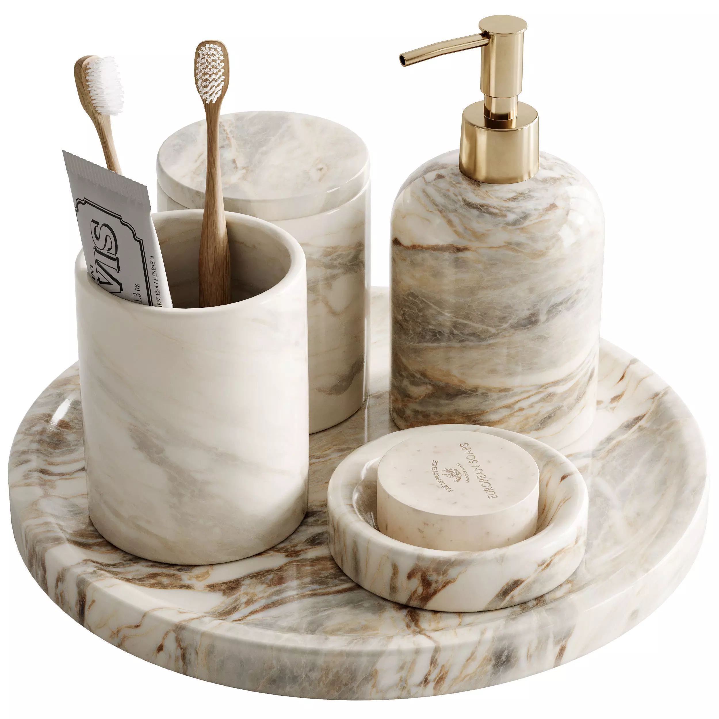 Bathroom Accessories 1 3D model_0