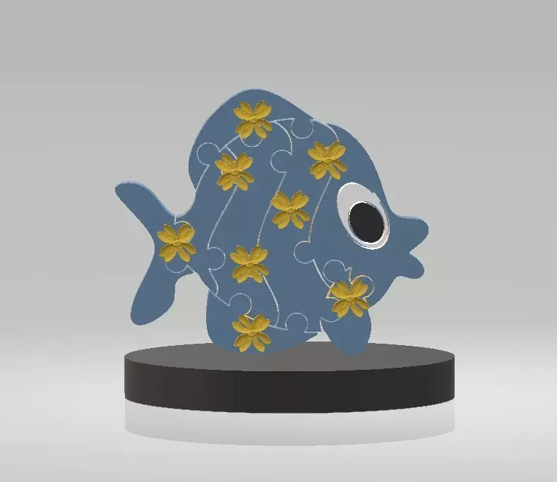 cute aquatic animal 3D print model