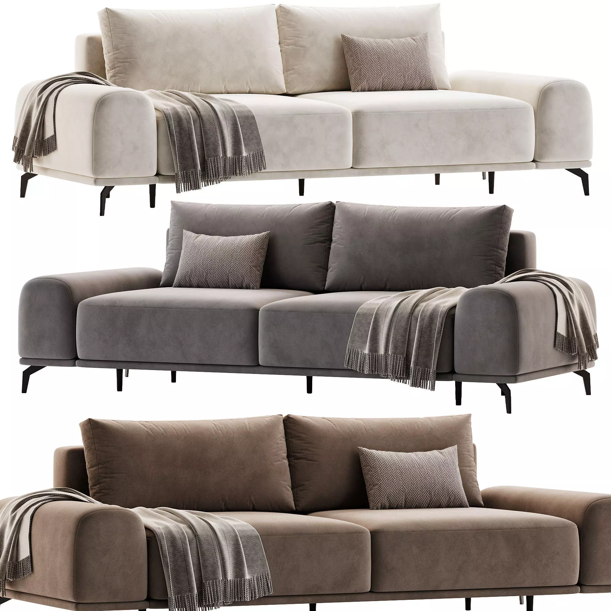 Sofa Marey Soft Light by Divan ru 3D model_0