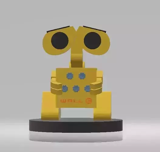 yellow robot design   