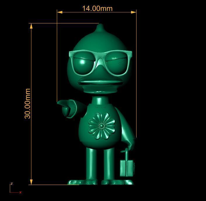 fun animal sculpture 3D print model_3