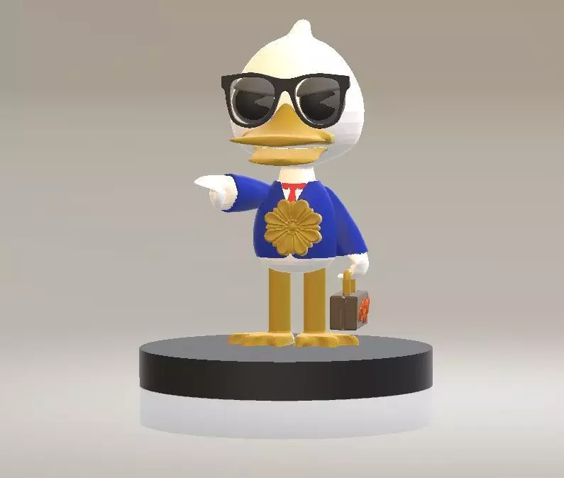 fun animal sculpture 3D print model_0